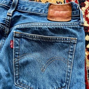 Women’s Levi’s High Waisted W28 L30 Blue Jeans Denim
